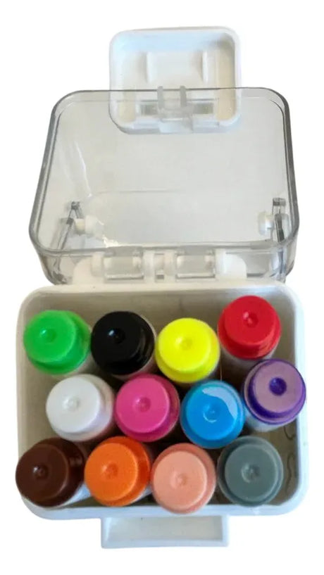 Marcadores Acrílicos con Estuche X12 Colores SL7101