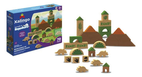 Jugando Al Ingeniero Dinos 70pzs  0991770.9