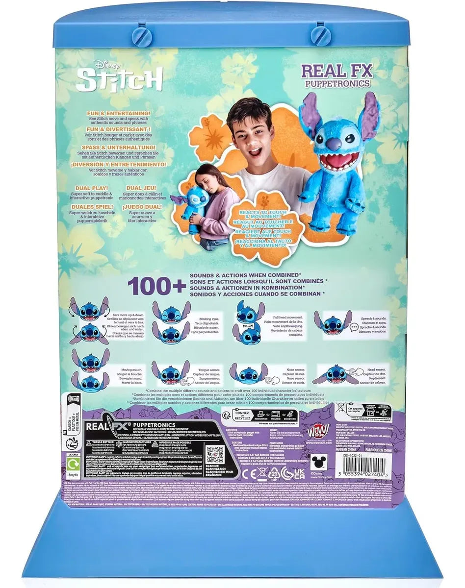 Stitch Puppetronic Real Fx 35cm 59170