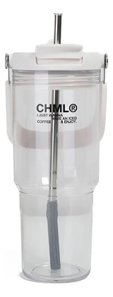 Chimola Vaso Acrilico Cup Paradise Blanco BZ64