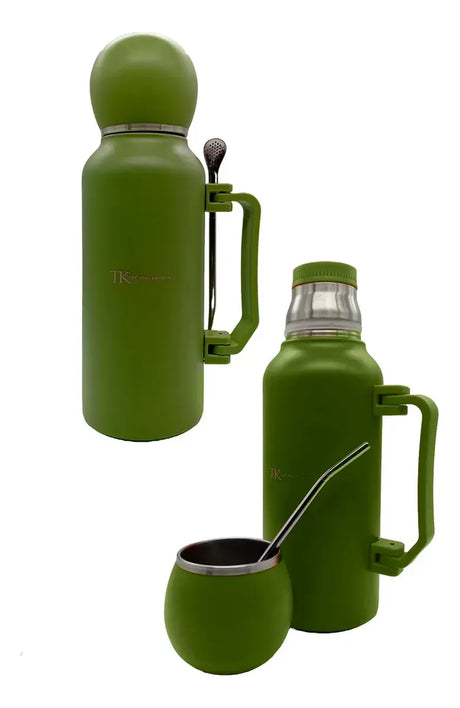 Termo con pico matero 1,3L Tapa doble pared + Bombilla 16110/635