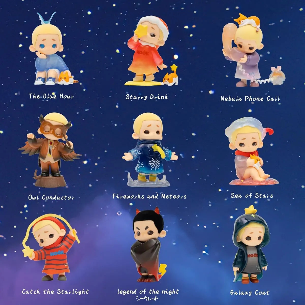 52toys Nook My Little Universe At Night Figura Blindbox 8879