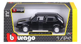 Bburago 1:24 Volkswagen Golf GTI MK1 1979 Rojo/Negro 18-21089