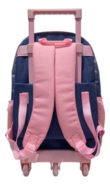 Mochila Carrito Escolar Moño 18 Pulgadas Zykl008 Shine Violeta