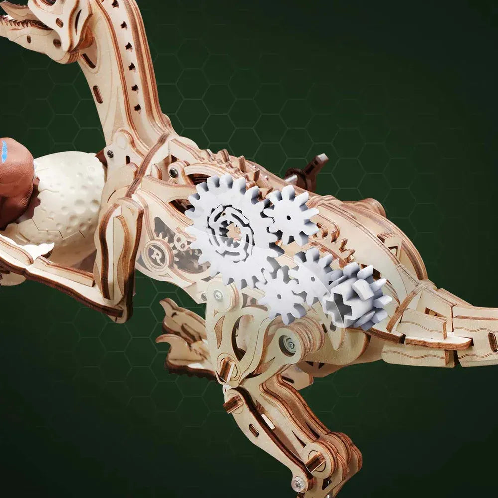 Robotime Rokr Puzzle 3d Velociraptor Mecánico Ld01