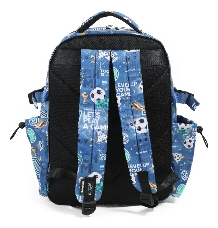 Chimola Mochila Espalda 17p Gamer Futbol FS126