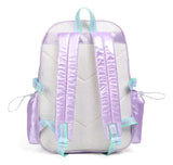Chimola Mochila de espalda de 17" Shiny Blocks Light purple TR154