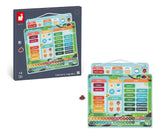 Janod Juego Didáctico Calendario Magnético J05460
