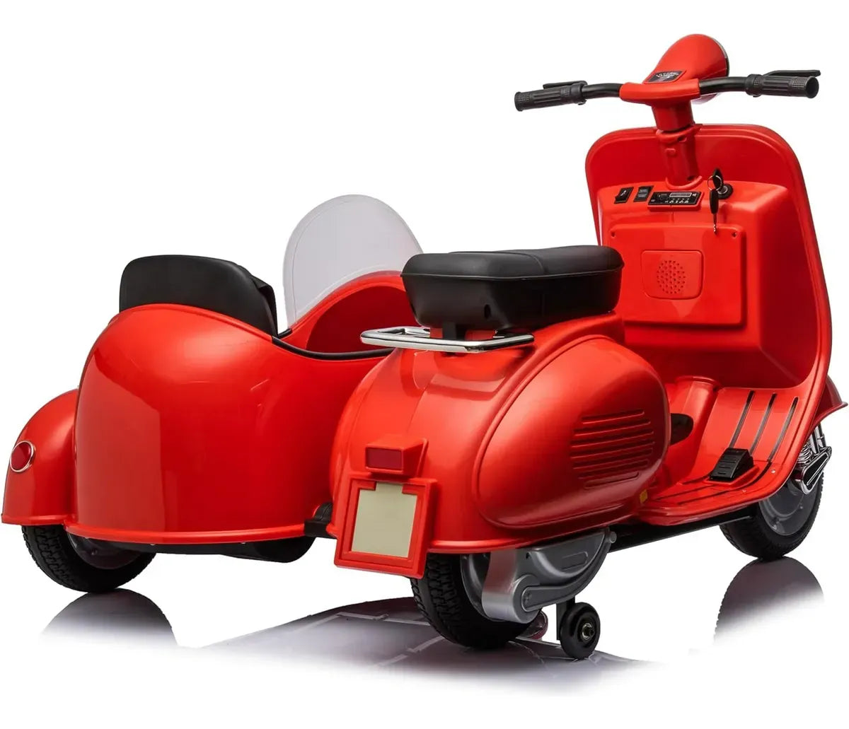 Moto a Bateria SIDECAR Roja CL-SHY4A8808