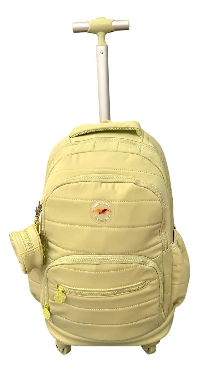 Mochila Carrito Escolar 18 Pulgadas Sl2501v Kinderland Verde