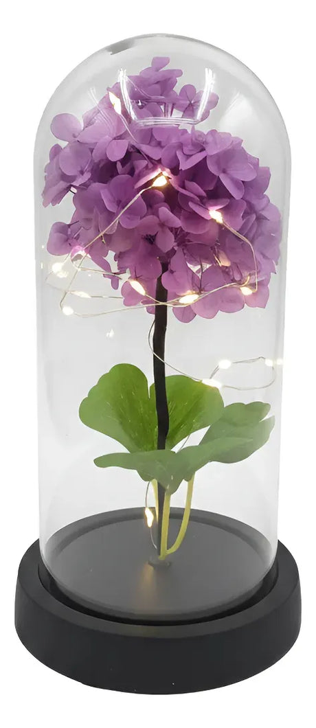 Flor Artificial Cupula Con Luz Surtido 21cm Kl792