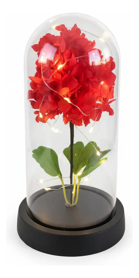 Flor Artificial Cupula Con Luz Surtido 21cm Kl792