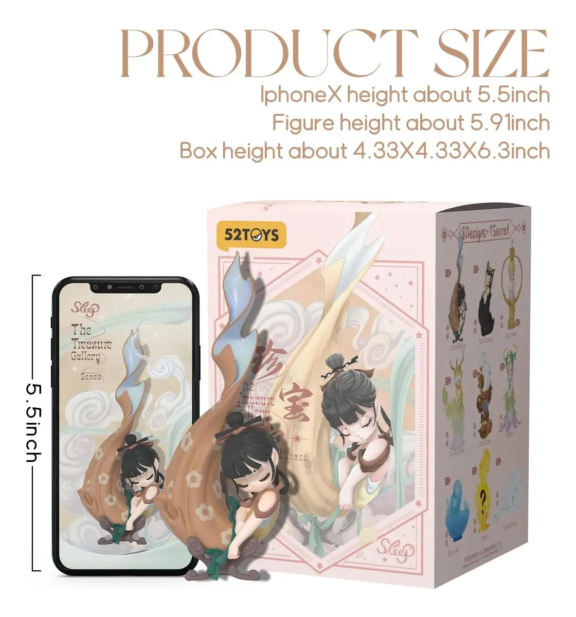 52toys Sleep The Treasure Gallery Figura Blind Box S78875