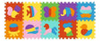 Duck Alfombra Animalitos 10 Pzs 30x30cm GE120925