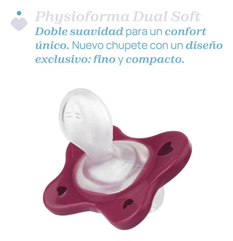 Chico Chupete Ph Dual Soft Silicona Rosa 16-36m 2ud 7308651