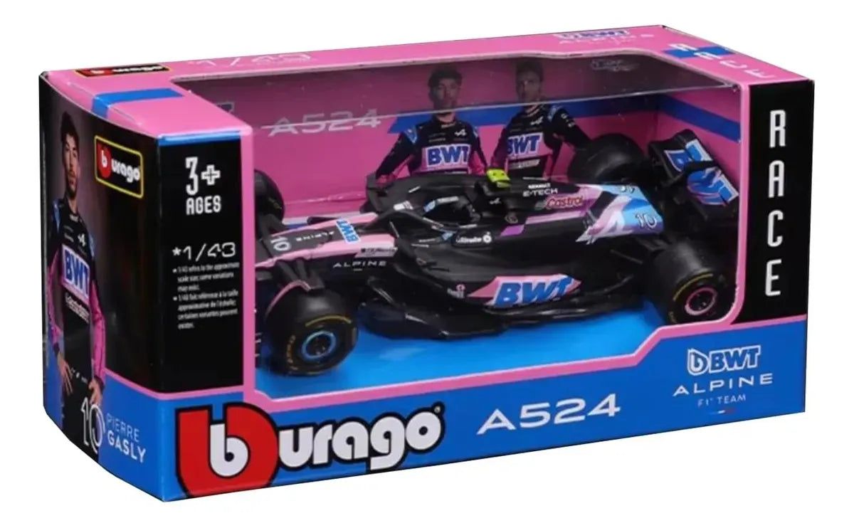 Bburago 1:43 Race BWT Alpine F1 Team OCON 18-38219