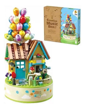 Panlos Bricks Caja Musical Puzzle 3d Casa Globos Up 528 pzs 2143295