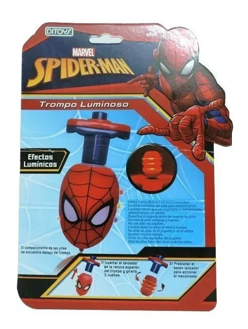 Trompo Luminoso Spiderman 2101