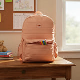 Mochila Espalda 18 Pulgadas Escolar Sl2502r Kinderland Rosa