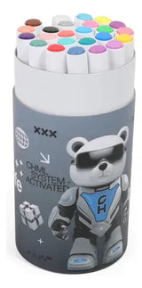 Chimola Set De Marcadores X36 Bearbot ST57