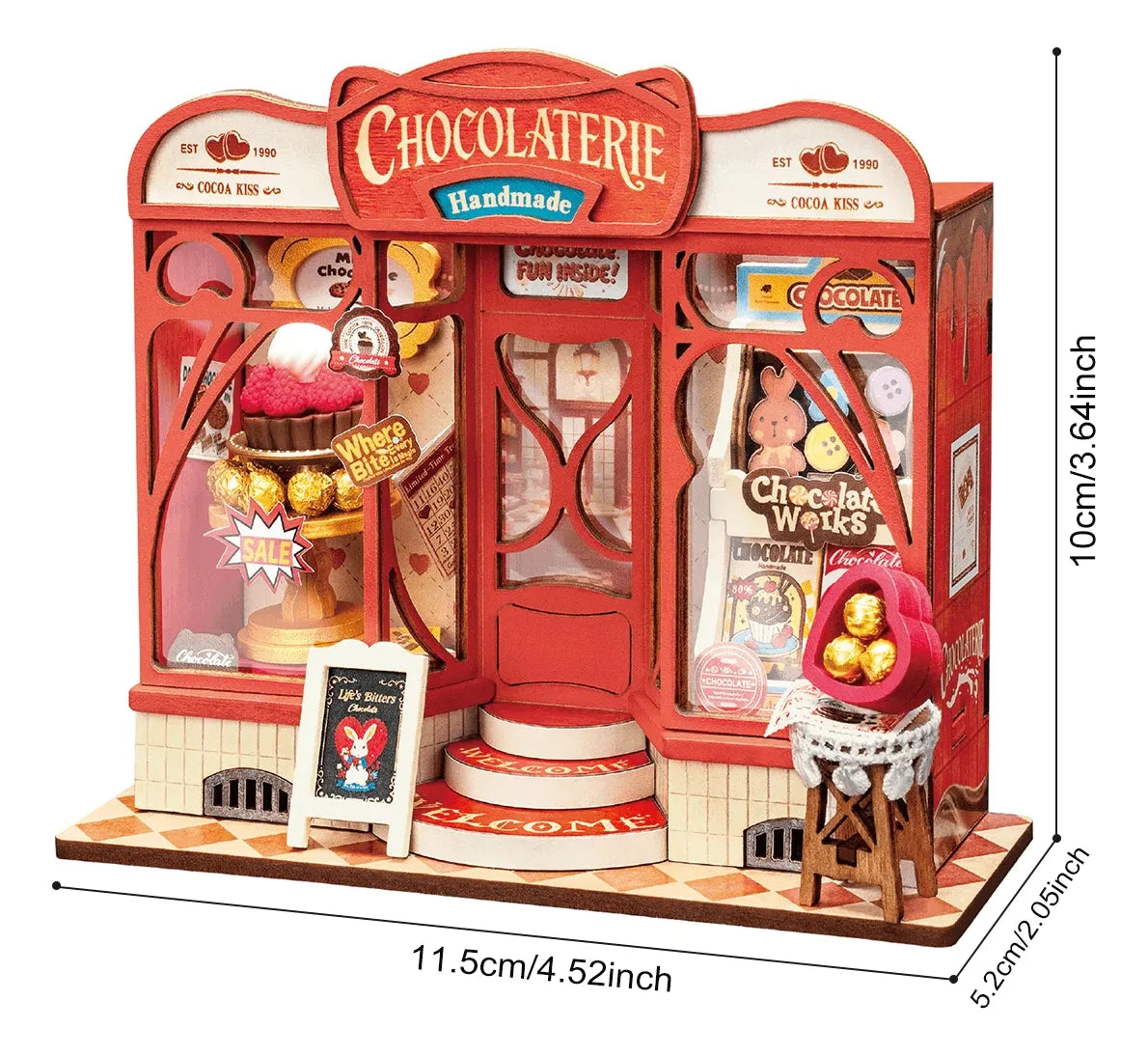 Robotime Rolife Sweet Chocolate Shop DS046