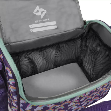 Gremond Bolso termico violeta con arcoiris 52140020048
