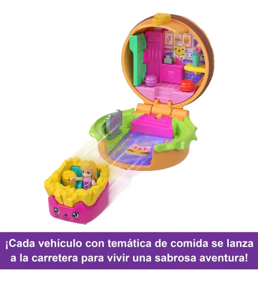 Polly Pocket Mini Mundo Comida Rapida Sorpresa JCR44