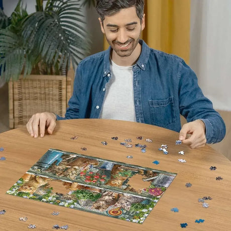 Ravensburger Puzzle 500 Pzs Cats On The Shelf 12000205