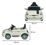Auto A Bateria Fiat 500E Blanco 12V 9410-705