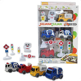 Juli Y Jul Cars Al Rescate X4 C/Accesorios SISJYJ035