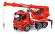 Bruder Camion Mercedes Benz Grua telescopica con luz y sonido BRU3670