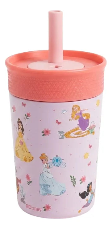 Vaso Termico Infantil 350ml Princesas Disney Clandy DPR8376