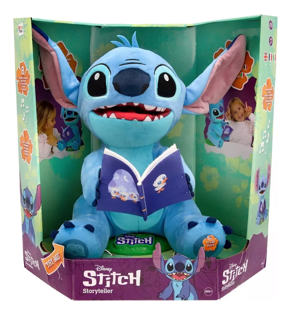 Muñeco Stich Cry Babies Interactivo Storyteller 39cm 99734