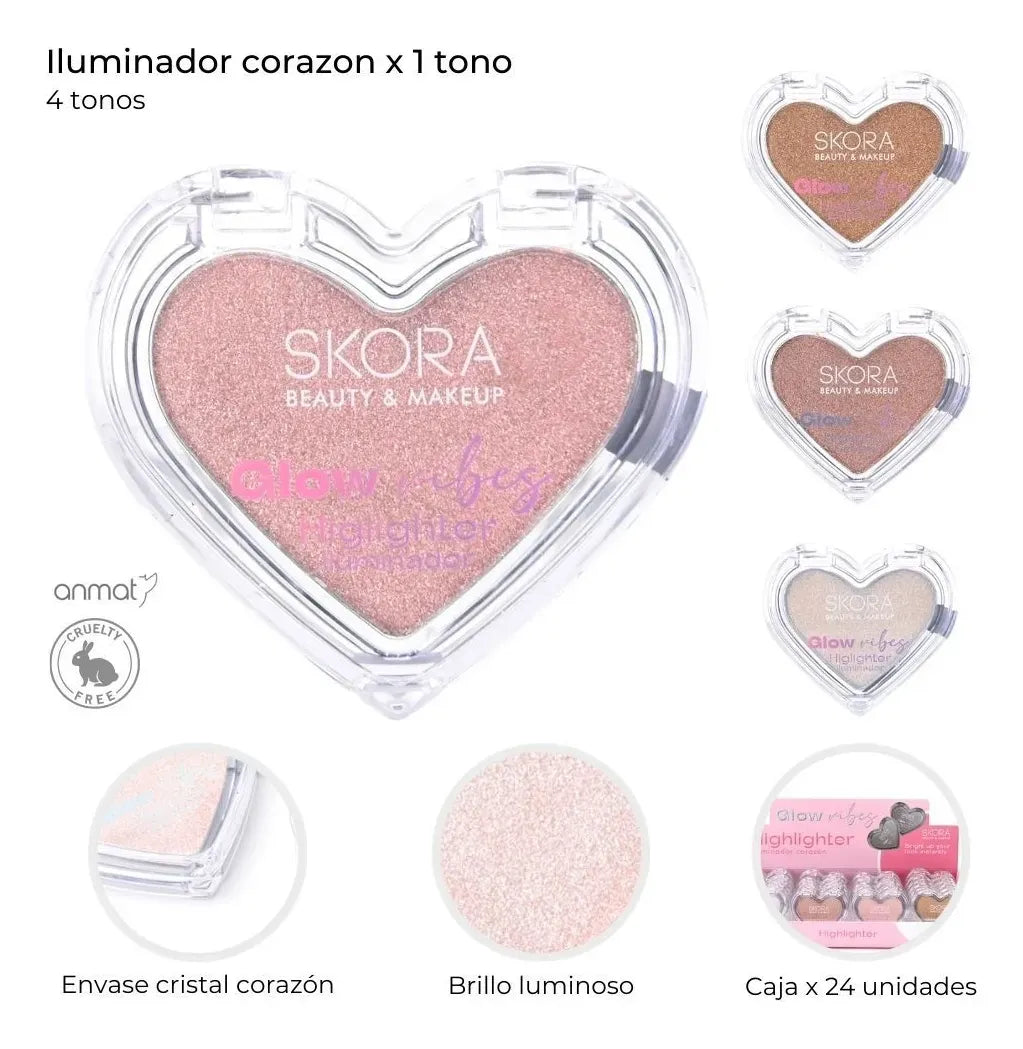Skora Beauty Iluminador Corazon 39576