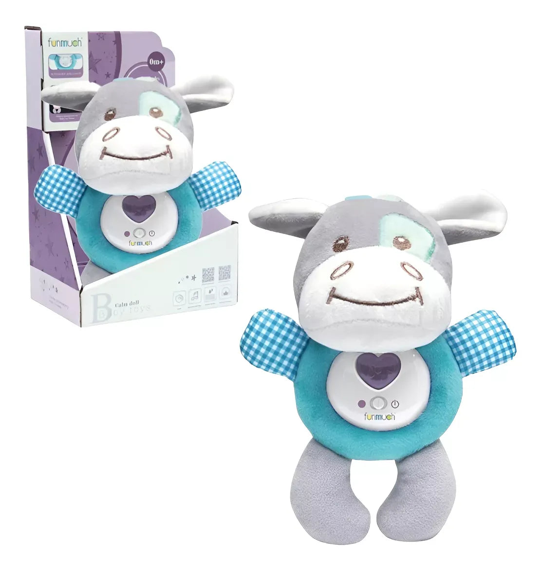 Peluche Soft con Sonido Celeste 1966716