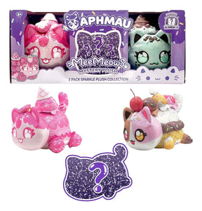 Aphmau Original Peluche Meemeow Pack X3 Sparkle 60203ic