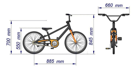 Bicicleta R20 Infanti PT/LJ 3508
