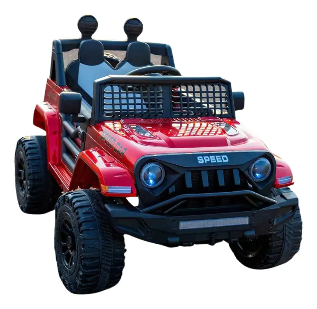 Auto A Bateria Todo Terreno Roja HM6588