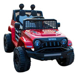 Auto A Bateria Todo Terreno Roja HM6588