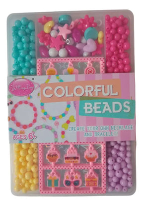 Set De Bijou Para Armar Colorful Beads Zy1248140