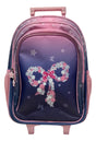 Mochila Carrito Escolar Moño 18 Pulgadas Zykl008 Shine Violeta