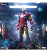 Iron Studios Iron Man Unleashed Deluxe - Marvel Comics Scale 1/10 MARCAS94423-10