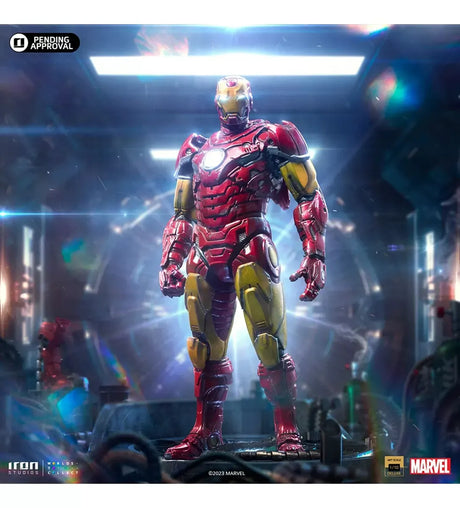 Iron Studios Iron Man Unleashed Deluxe - Marvel Comics Scale 1/10 MARCAS94423-10