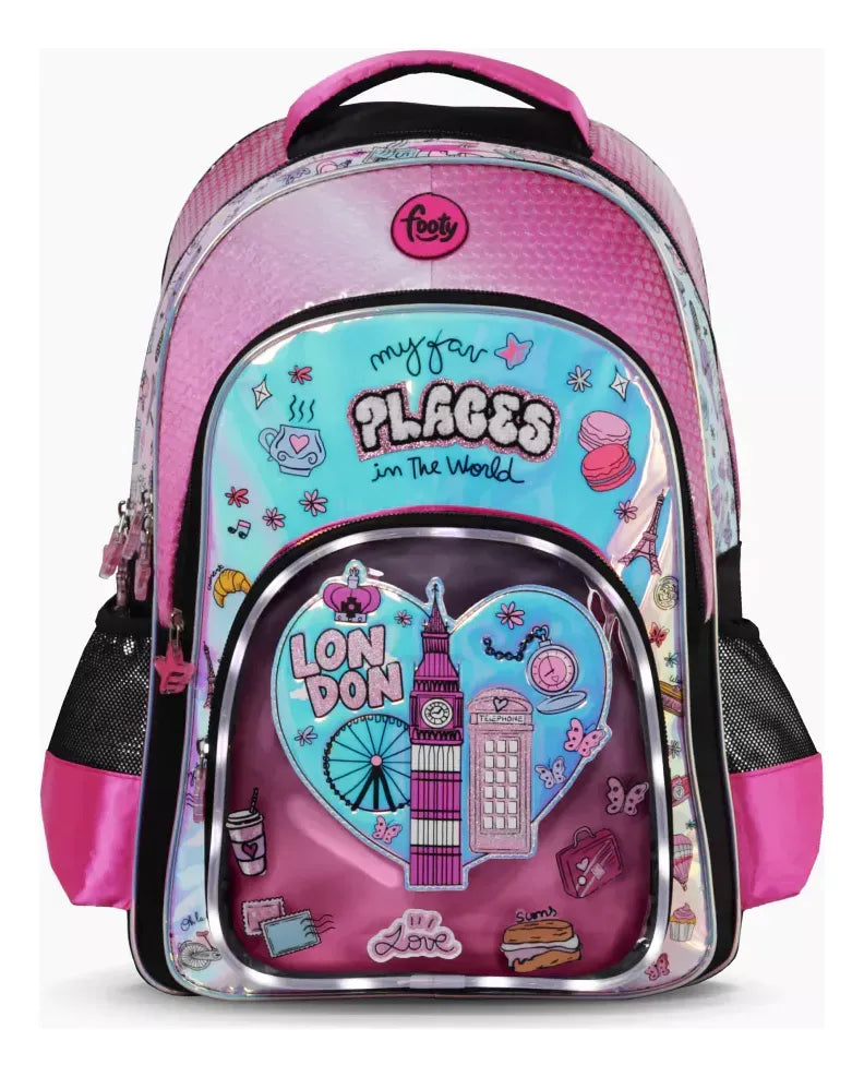 Footy Mochila de espalda con 18" I love con luz led F6313.01.UNICO