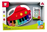 Piano Táctil Touch Para Bebe Con Luz Y Sonido 50326