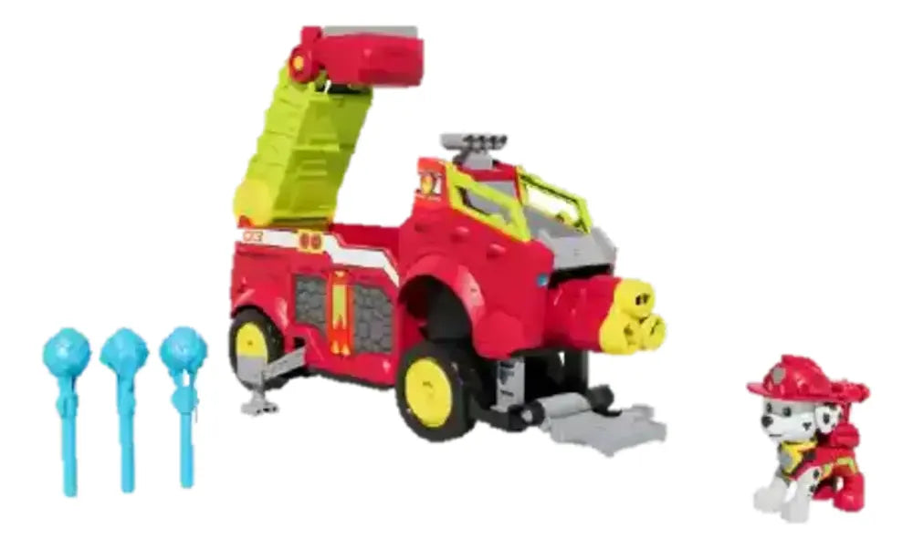 Paw Patrol Dino Rescue Vehículo Con Lanzador Marshall 97294