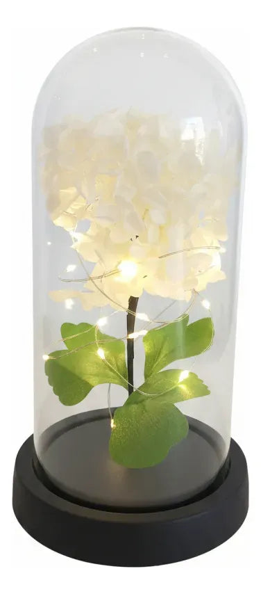 Flor Artificial Cupula Con Luz Surtido 21cm Kl792