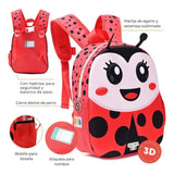 Mochila C/Luz Kawaii Kabu Termoformada 22x30x10cm 12P 41317