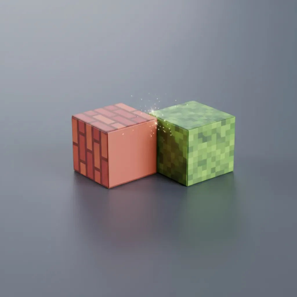Bloques Magnéticos Cubos Steam Minecraft Shine 2960026