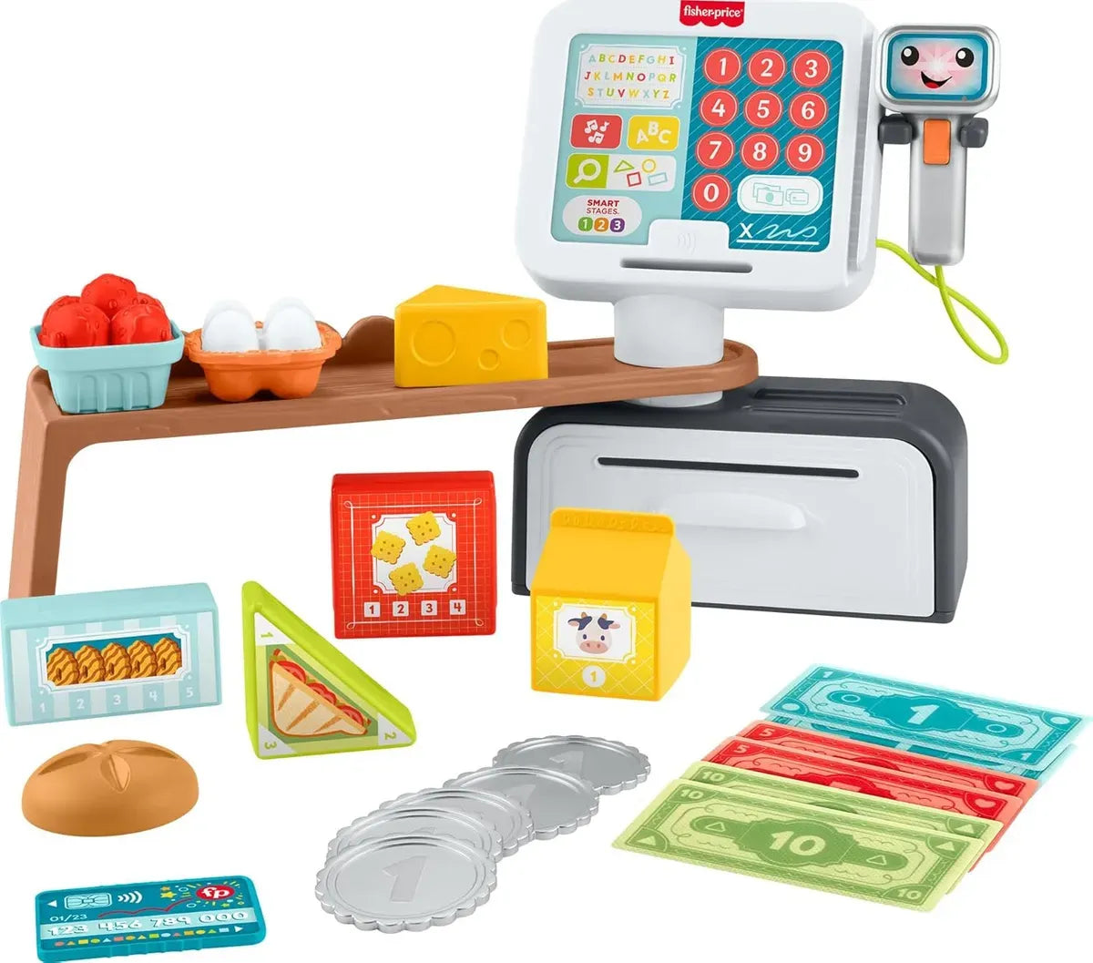 Fisher Price Ríe y Aprende Caja registradora electrónica JGX01